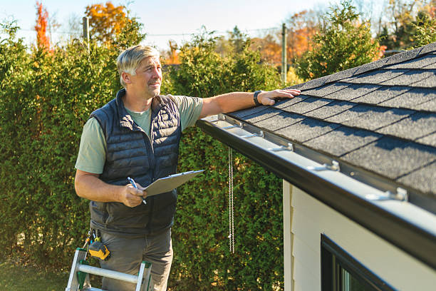 Professional Roof Inspection technician working in Everett, MA